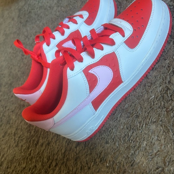 Nike Red and White Athletic Shoes - Picture 1 of 6